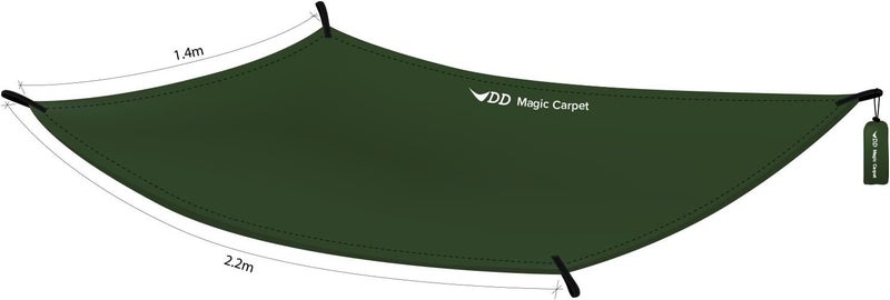 DD HAMMOCKS - DD Magic Carpet Regular Size: 4.6ft x 4.6ft Fully Waterproof Compact Tarpaulin Rainfly for Ground Sheet Camping and Tarp Shelters - Image 5